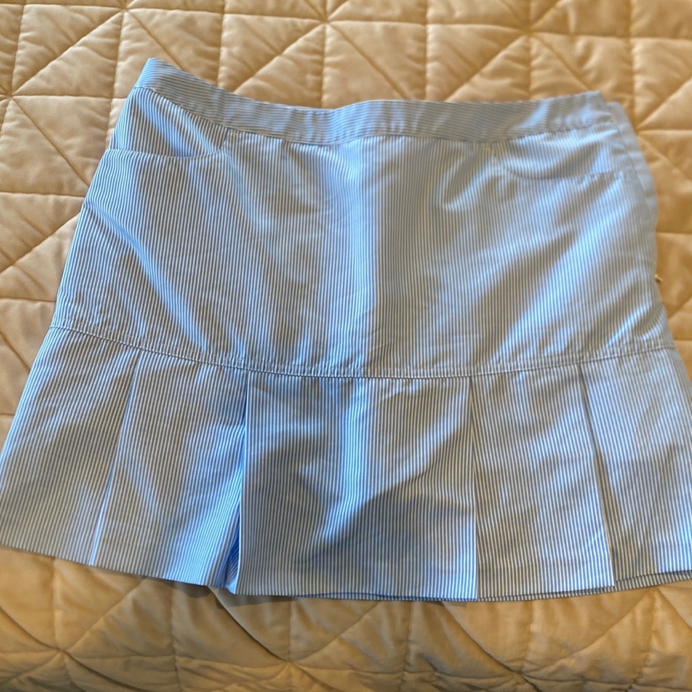Adidas Seersucker-Style Golf Skirt 8